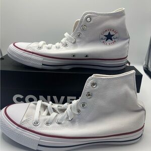Converse All Star White Canvas High-Tops